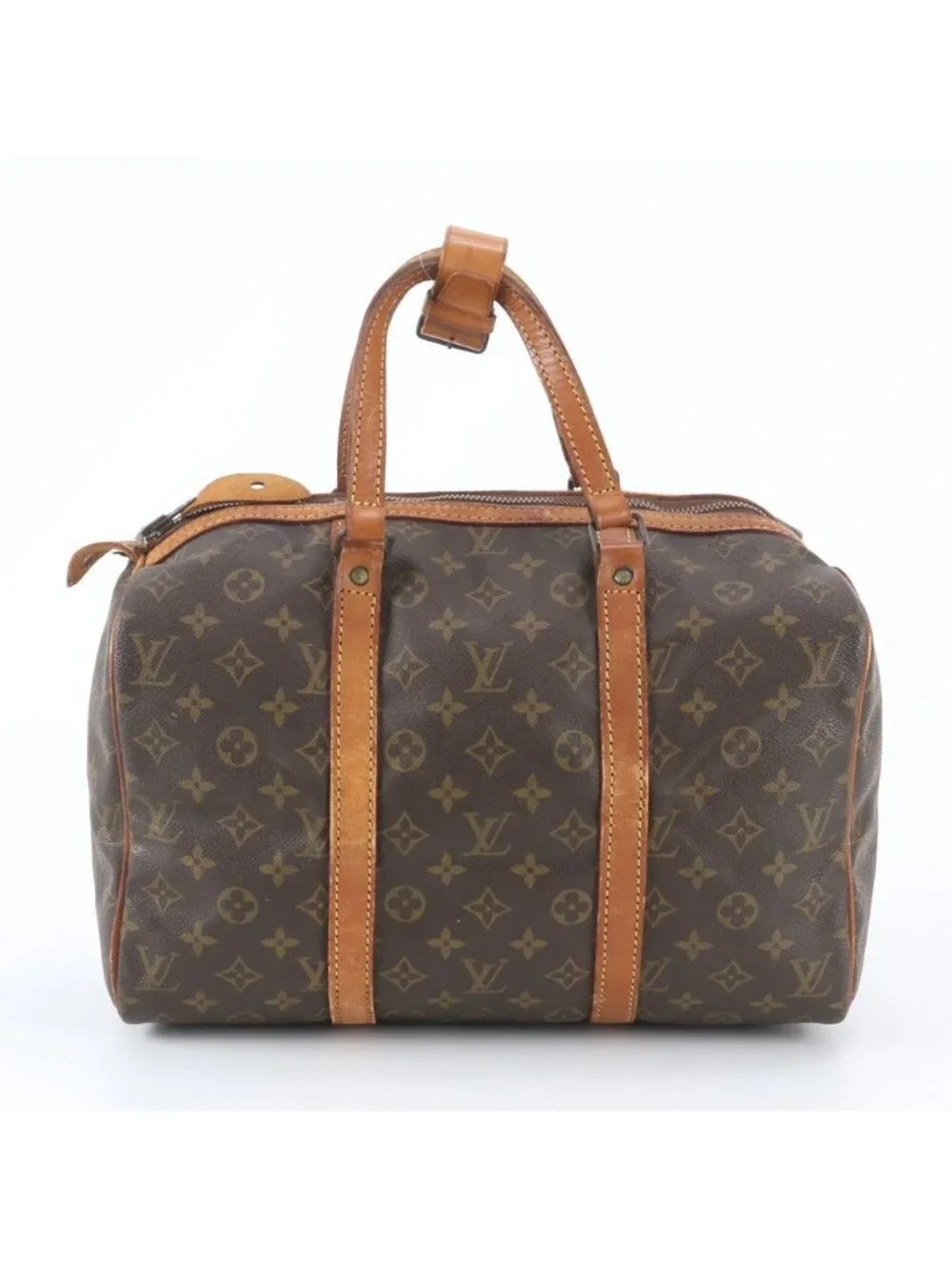 Louis Vuitton Monogram Sac Suple 35 Leather Boston Bag Tote